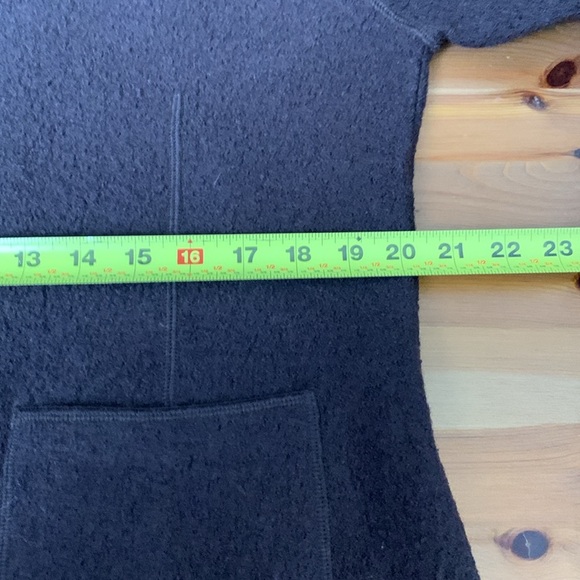 Rino Rossi Chocolate Brown Boiled Wool Zip Up Jacket w Pockets Canadian Made - Picture 8 of 11